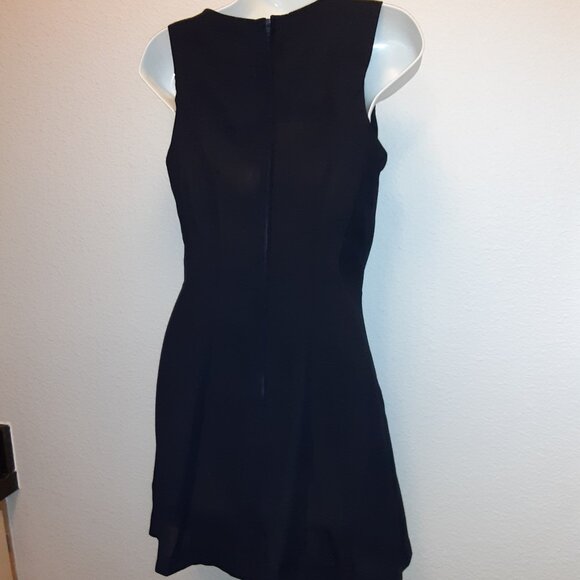 Little Navy Blue Dress * Sz 5/6 * Short / Mini * A little Bit Sheer * Long Zip * - Picture 5 of 6